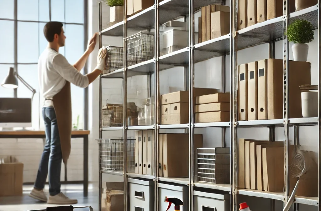 cuidado y mantenimiento de estantes